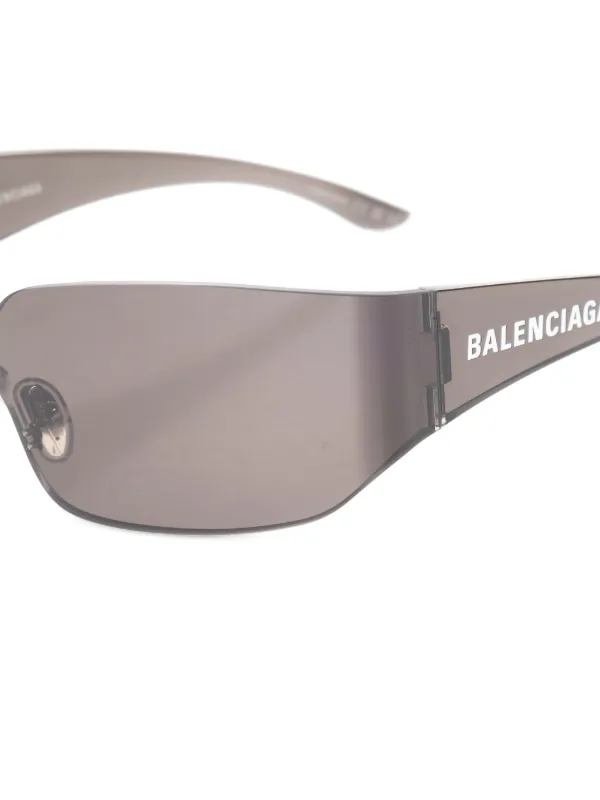 Balenciaga Eyewear Mono Square サングラス | ブラック | FARFETCH JP