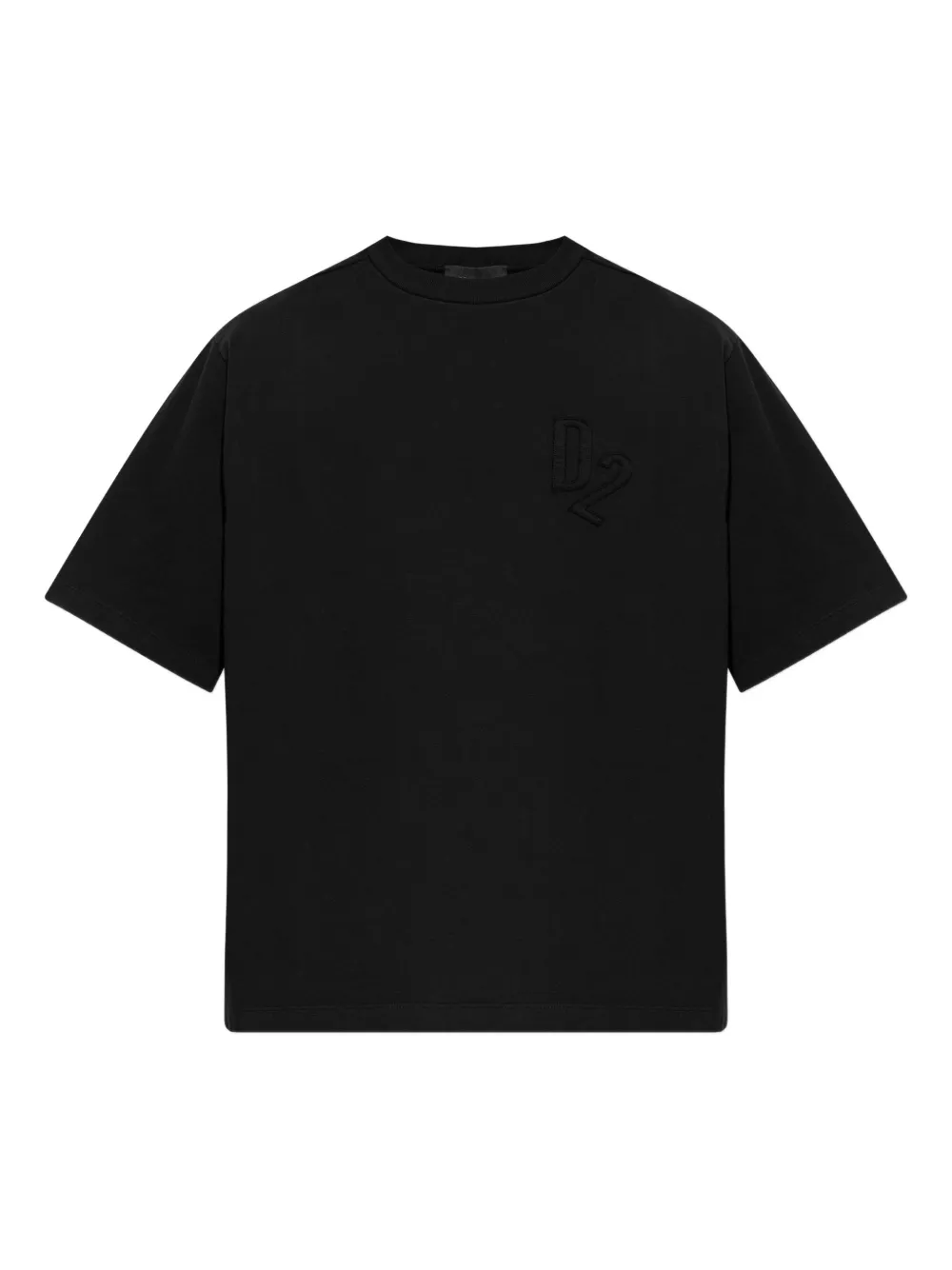 DSQUARED2 playera de algodón | negro | Image 1