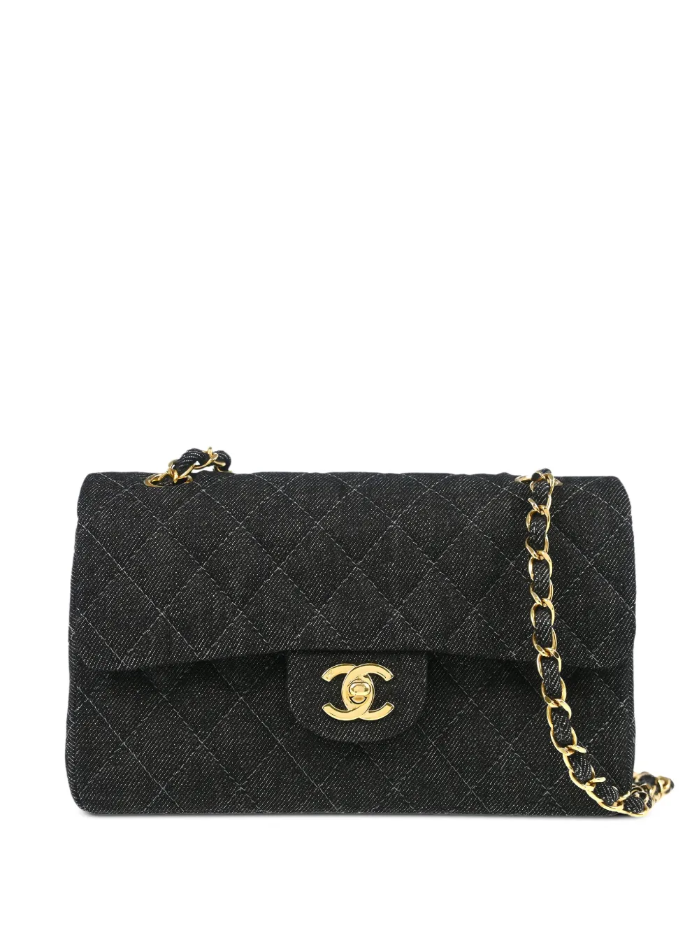 CHANEL Pre-Owned 1998 small Classic Double Flap shoulder bag | Black | Image 1