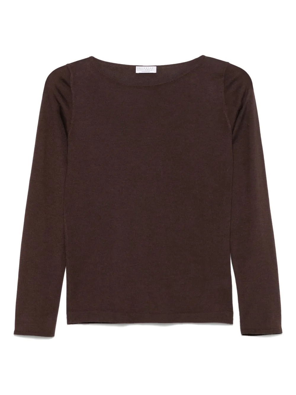 Brunello Cucinelli playera de tejido fino | marrón | Image 1