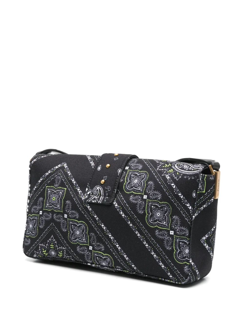 PINKO Crossbodytas met paisley-print Zwart