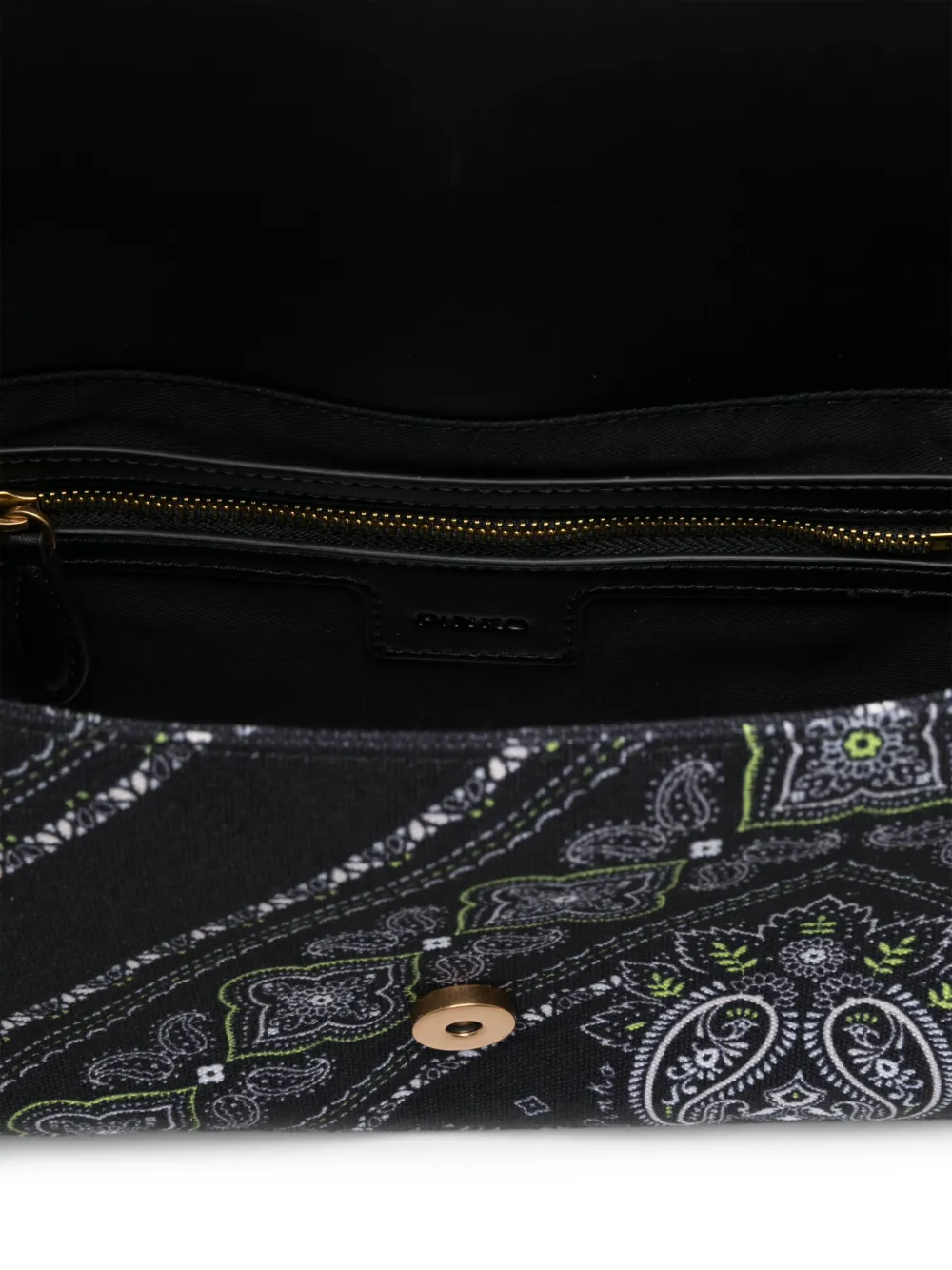 PINKO Crossbodytas met paisley-print Zwart