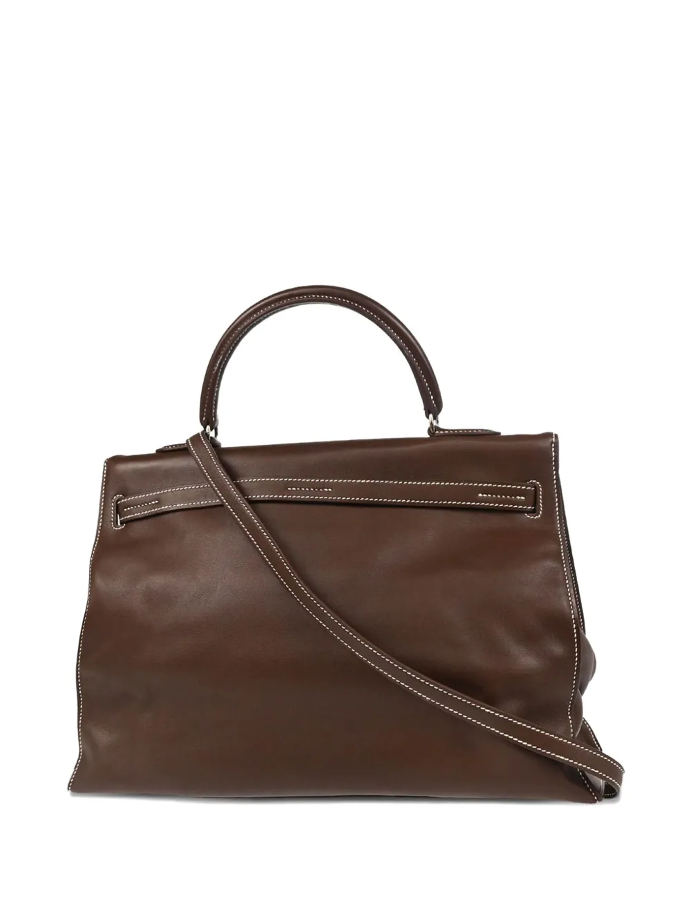 Hermès Pre-Owned 2007 Kelly Flat 35 Retourne two-way handbag | Pre-Owned | Image 2