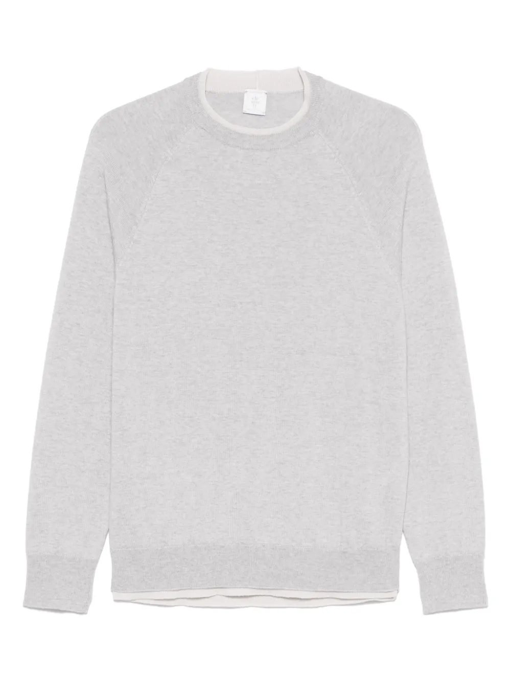 Eleventy contrasting-trim sweater | Grey | Image 1