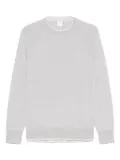 Eleventy contrasting-trim sweater - Grey