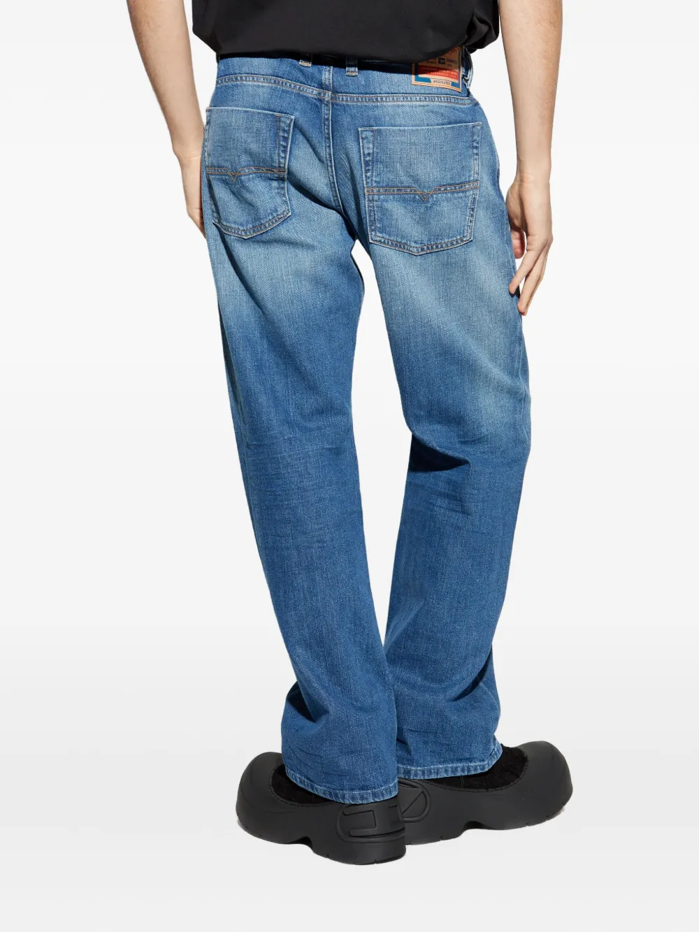 Diesel Katoenen jeans Blauw