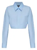DSQUARED2 cropped cotton shirt - Blue