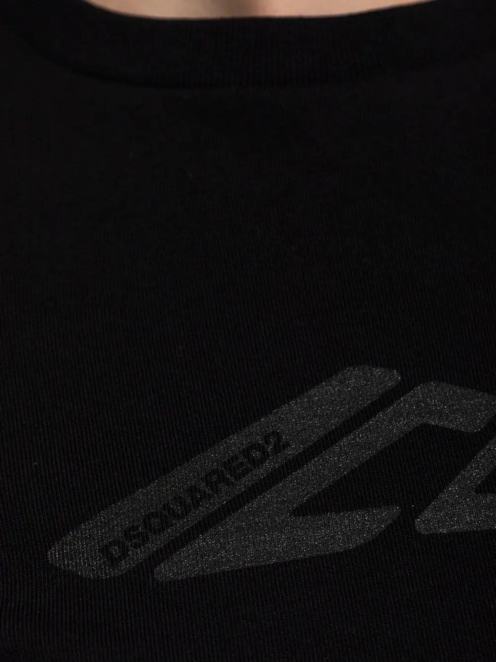DSQUARED2 T-shirt met print Zwart