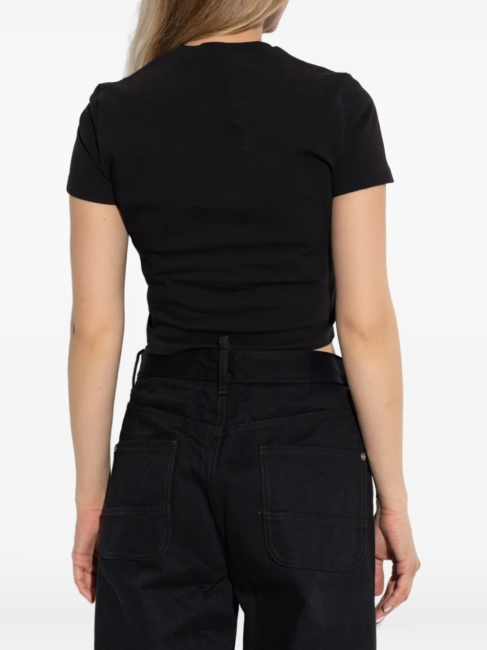 DSQUARED2 T-shirt met print Zwart