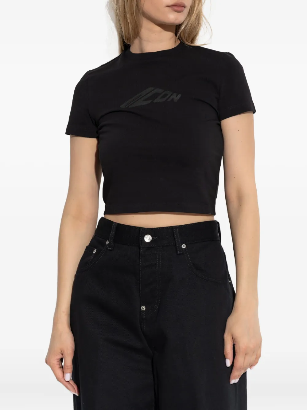 DSQUARED2 T-shirt met print Zwart