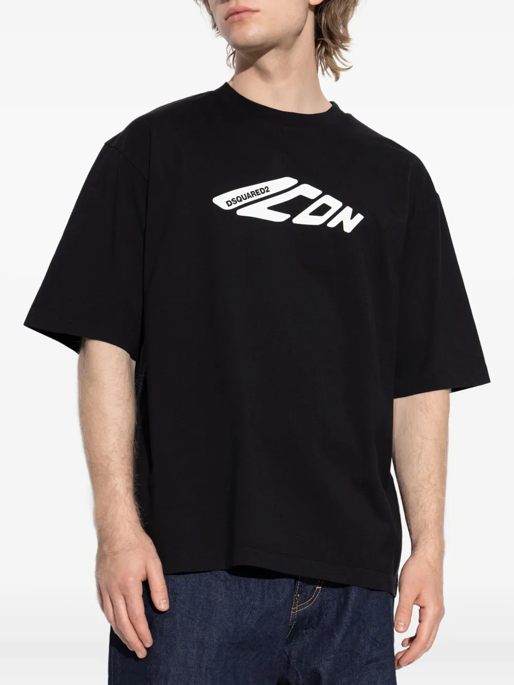 DSQUARED2 Katoenen T-shirt Zwart
