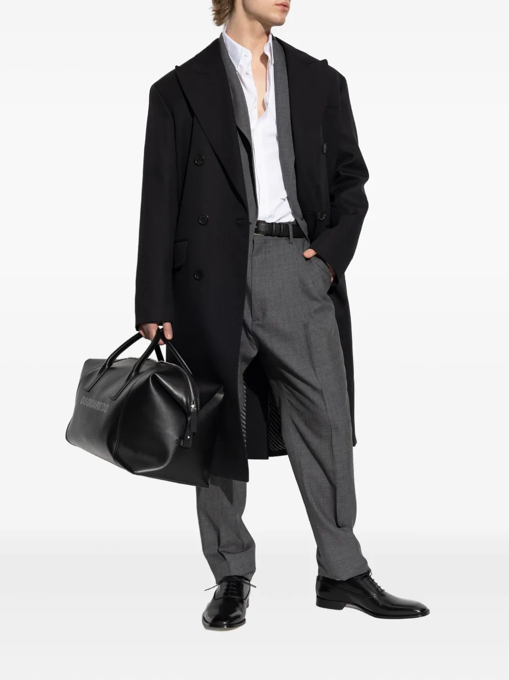 DSQUARED2 virgin wool double-breasted coat | Abrigos con doble botonadura | Image 2