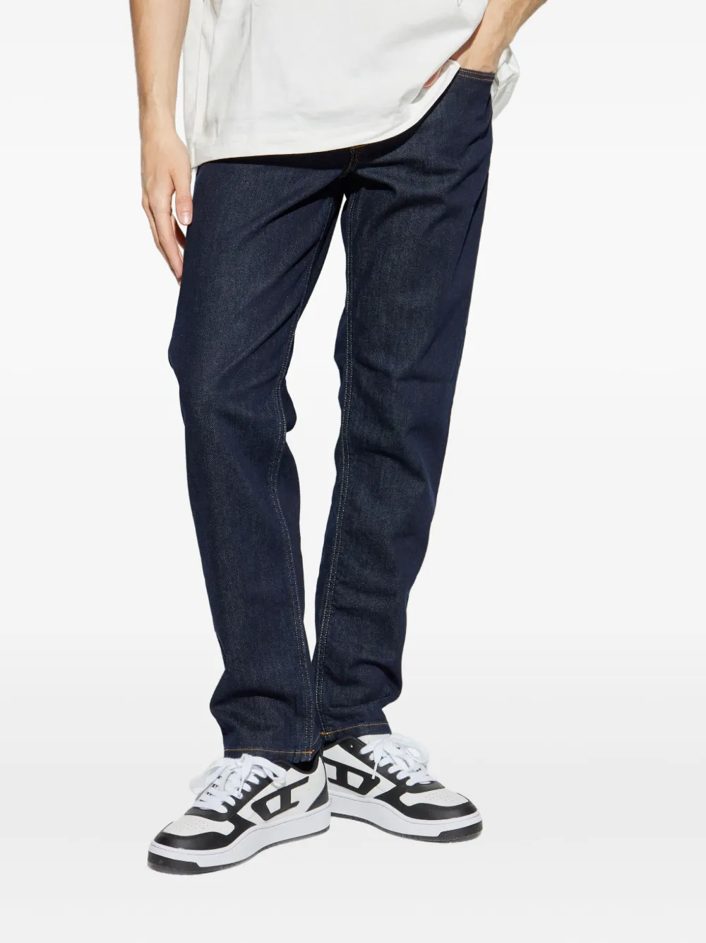 Diesel 2023 D-Finitive jeans met toelopende pijpen Blauw
