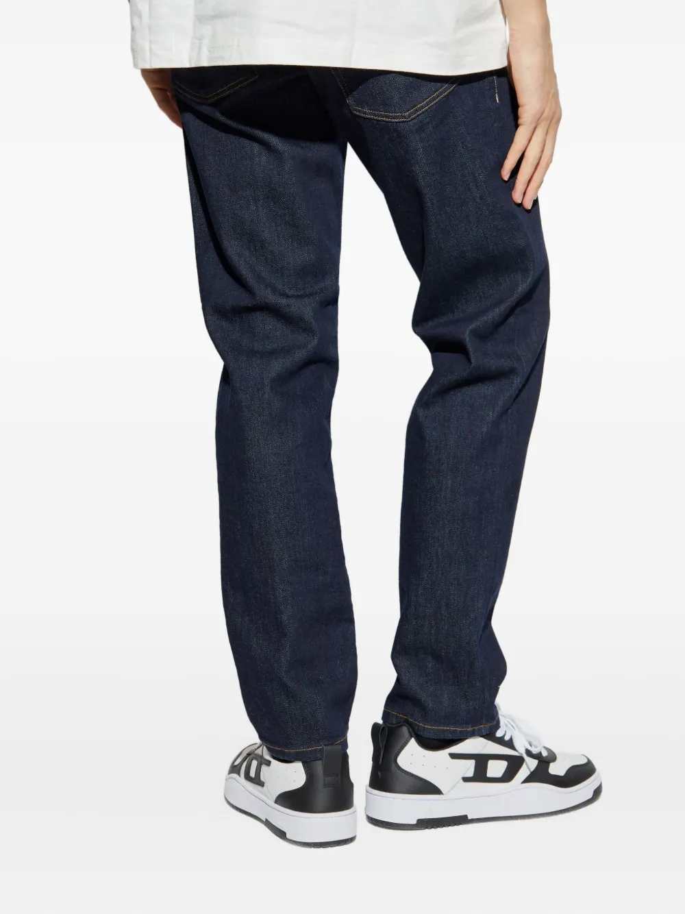 Diesel 2023 D-Finitive jeans met toelopende pijpen Blauw