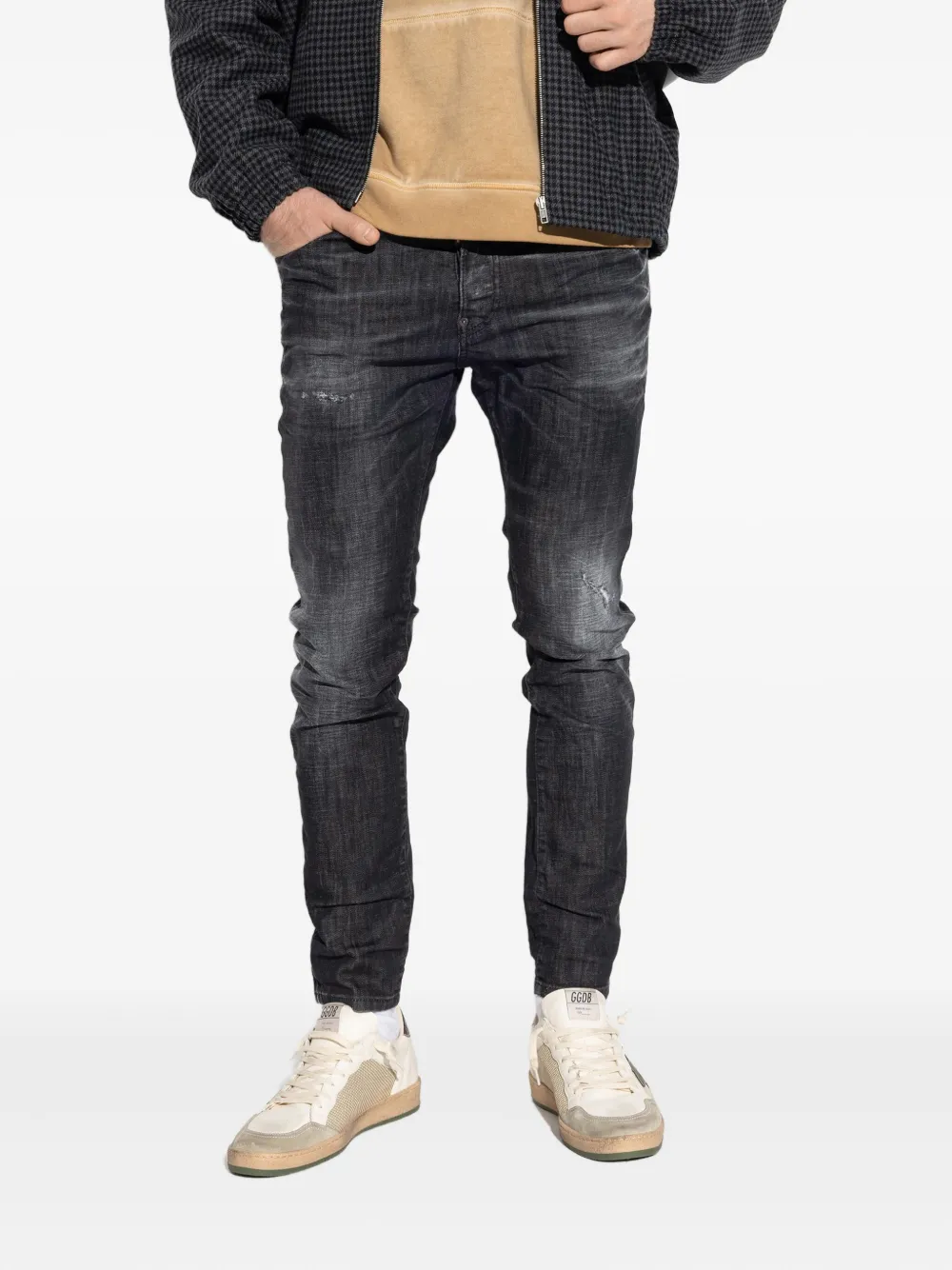 DSQUARED2 bleached-effect hoodie | Hoodies | Image 2