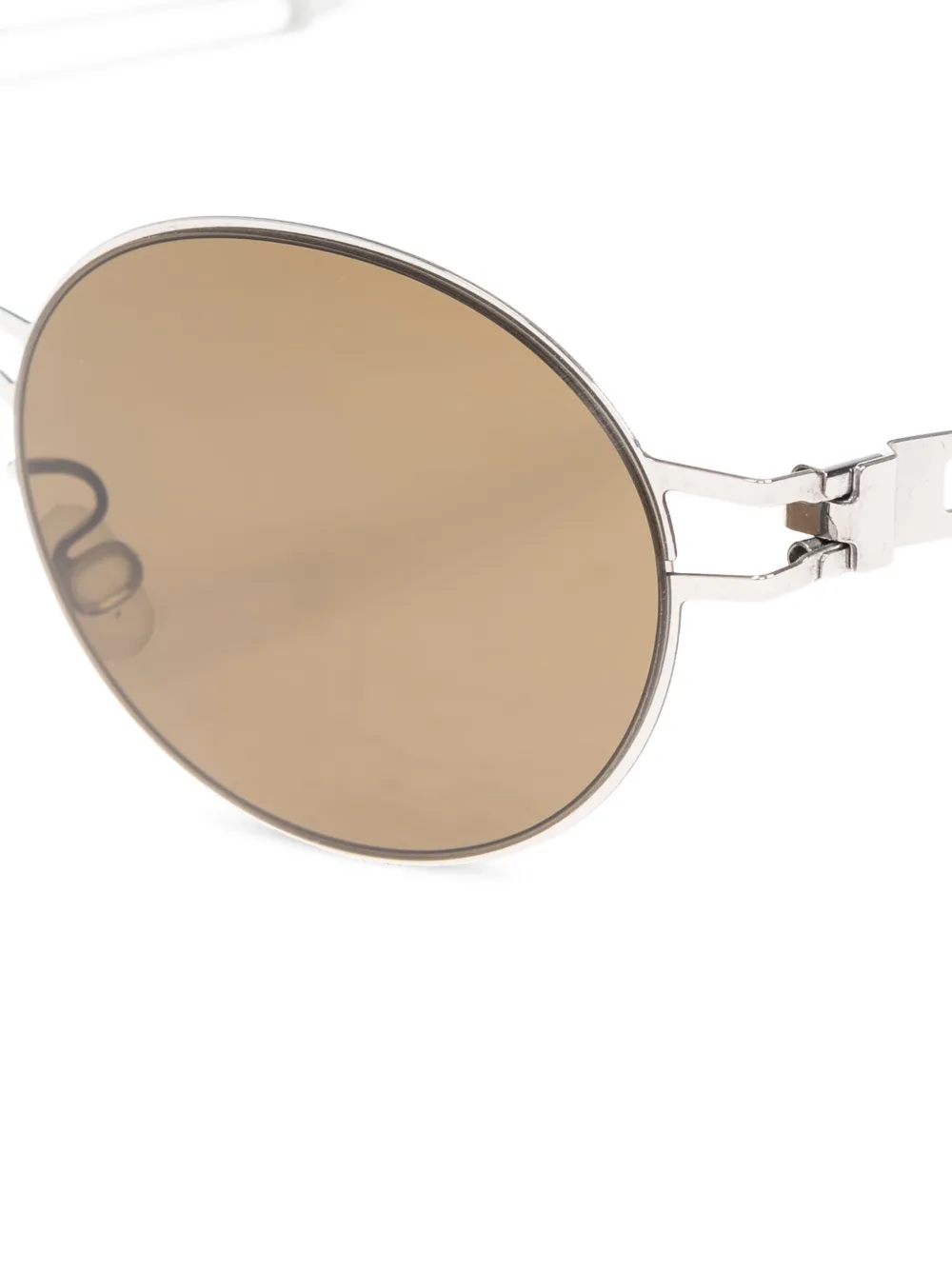 Mykita Zonnebril met ovalen montuur Zilver