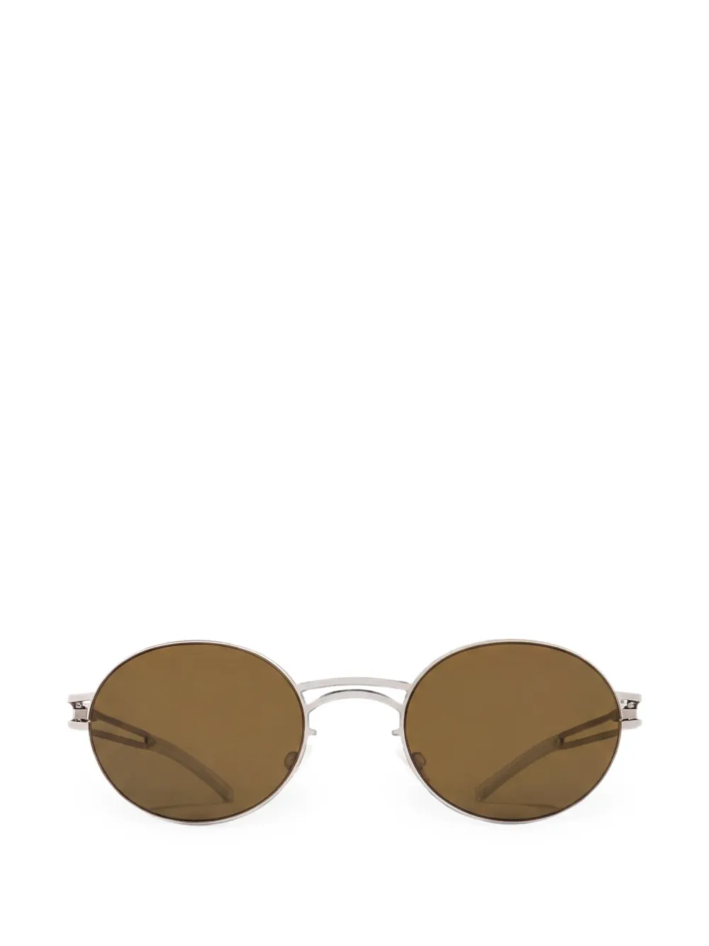 Mykita Zonnebril met ovalen montuur Zilver