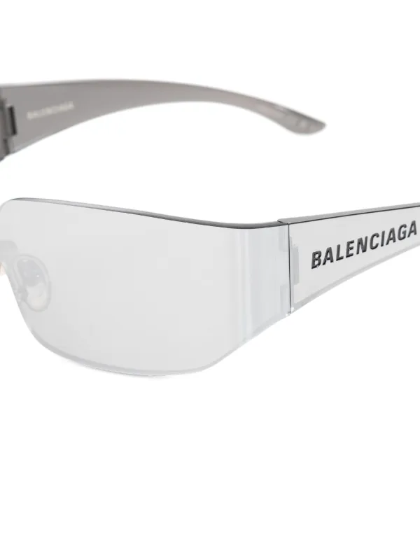 Balenciaga Eyewear キャットアイ サングラス | シルバートーン  