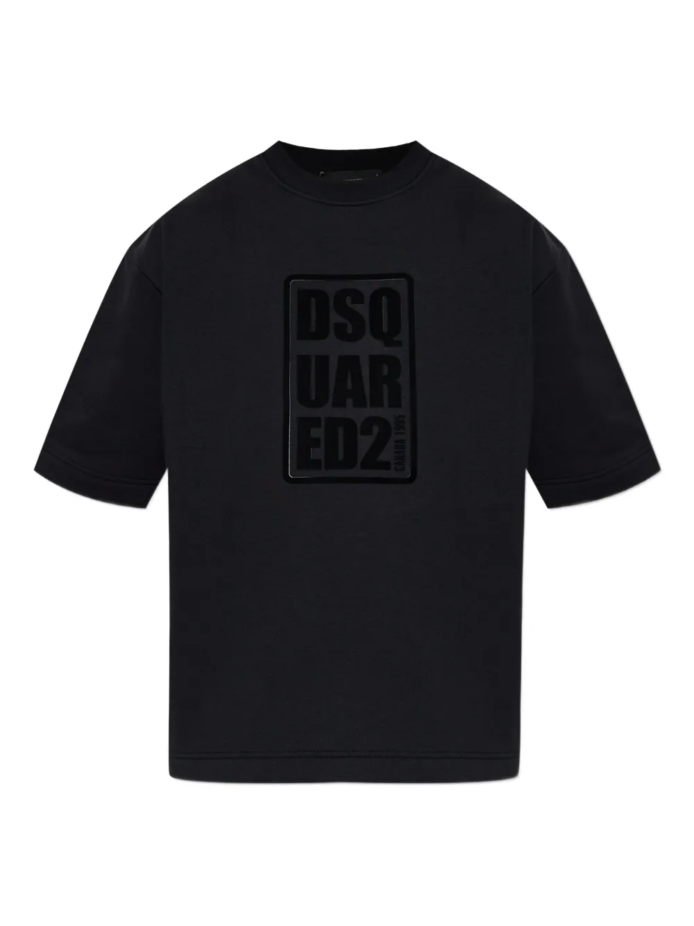 DSQUARED2 playera con logo estampado | negro | Image 1