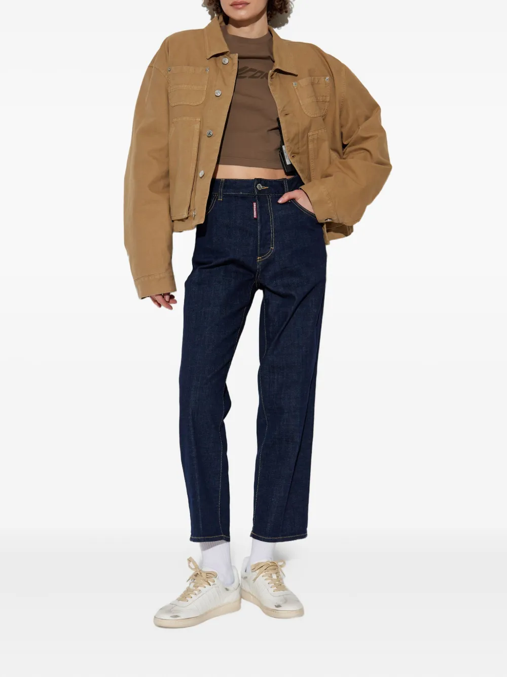 DSQUARED2 straight-leg jeans - Blauw