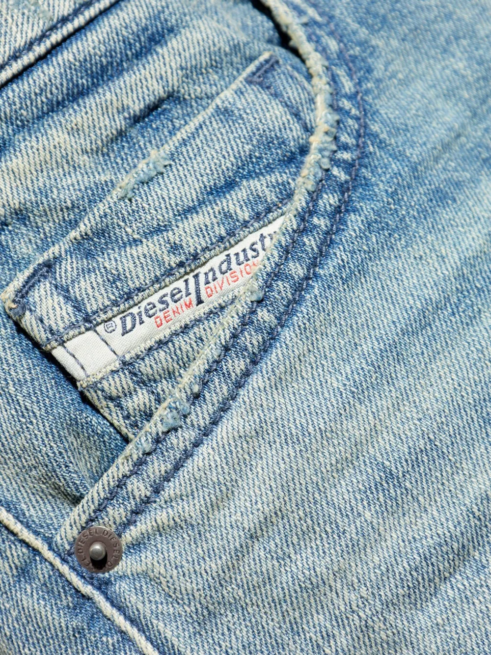 Diesel D-Fin denim shorts Blauw