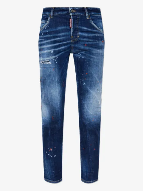 DSQUARED2 Skinny-Jeans mit Tragefalten
