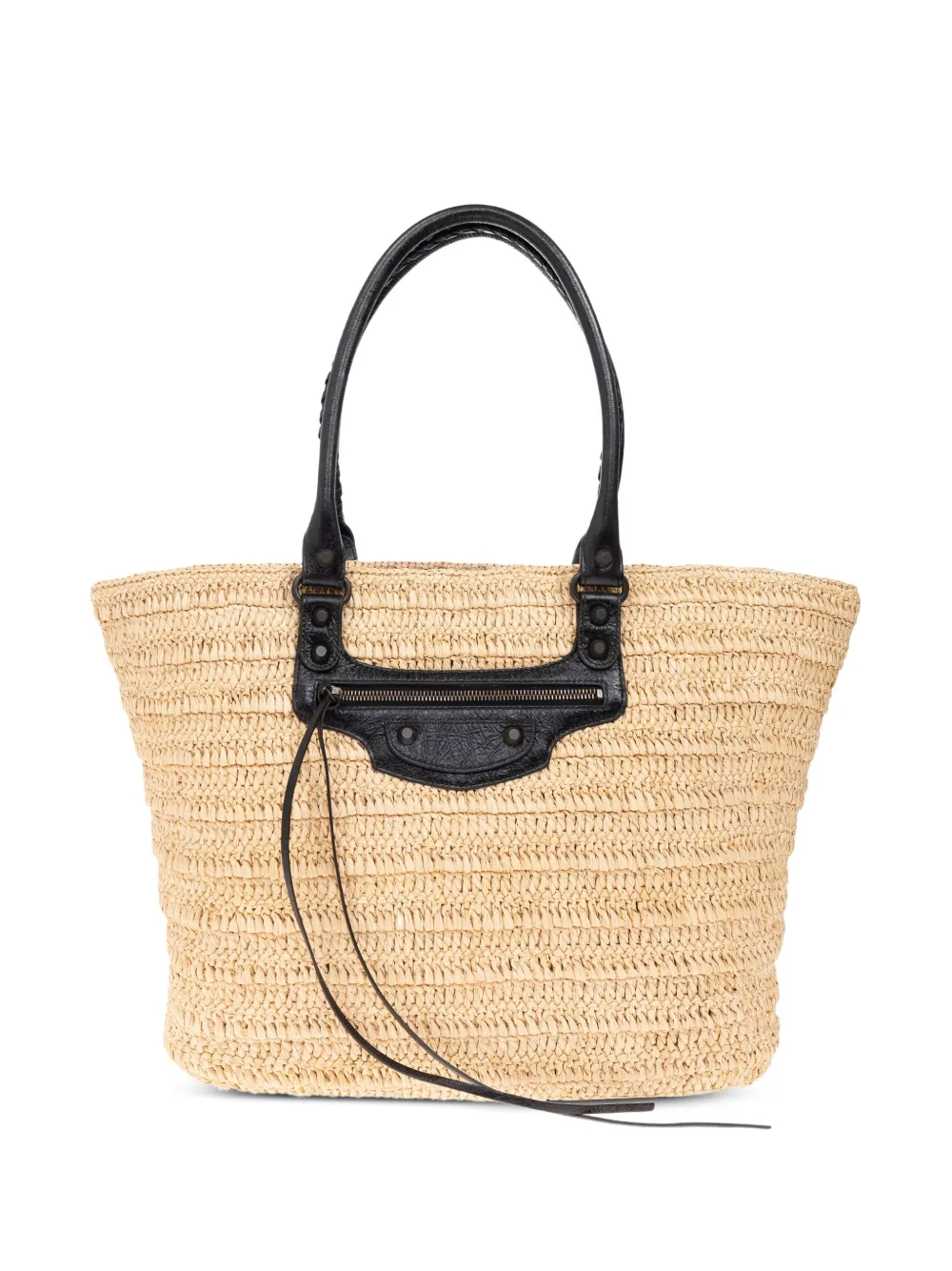 Balenciaga Raffia shopper Beige