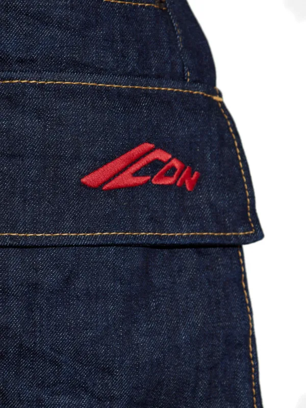 【どらごんさんご依頼品】Dsquared2　icon　Jorts　デニムパンツ DSQUARED2 Icon デニムショートパンツ | ブルー | FARFETCH JP