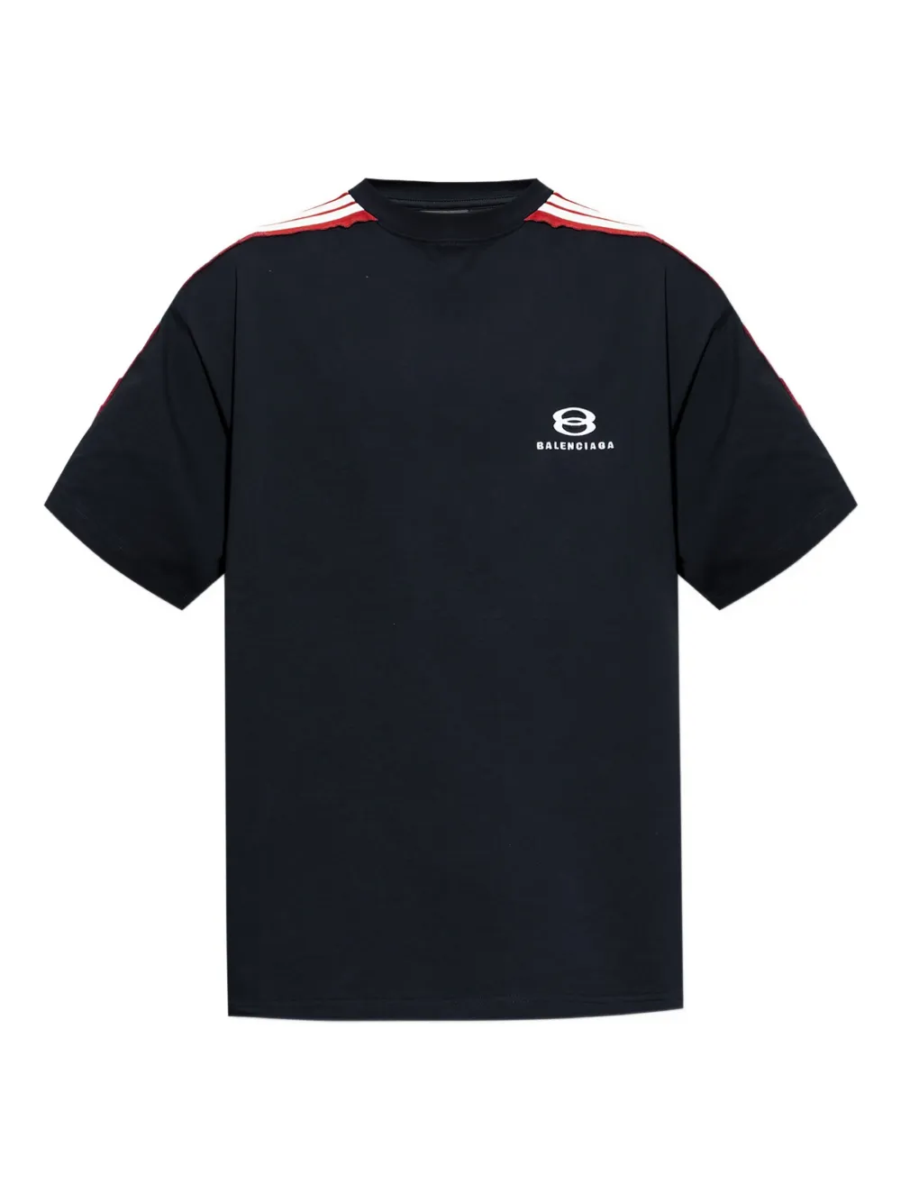 Balenciaga T-shirt met logoprint Zwart