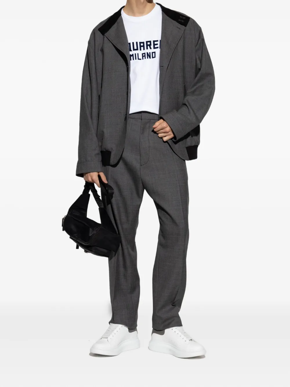 DSQUARED2 wool trousers - Grijs