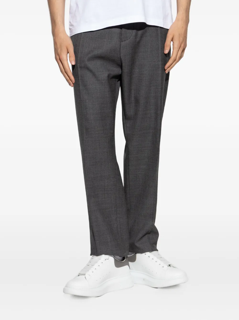 DSQUARED2 Wollen broek Grijs
