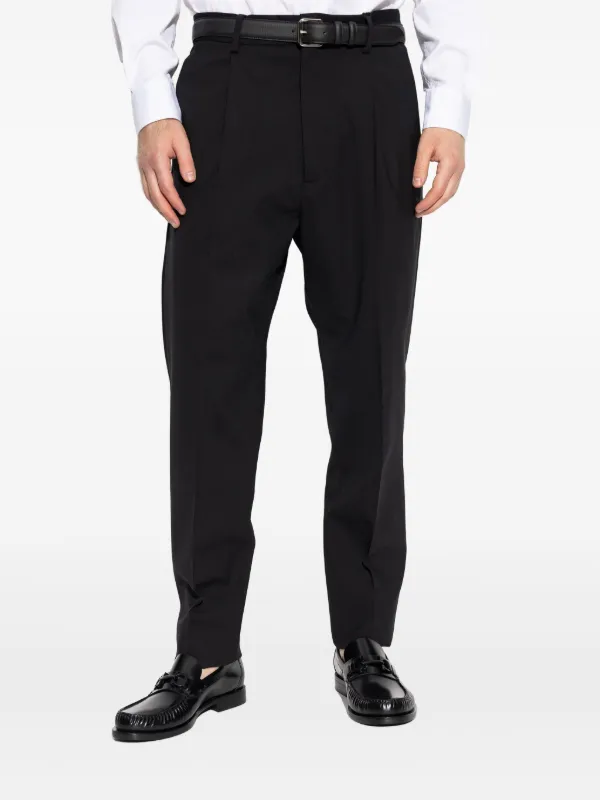 【送料&関税込】Dsquared2 Classic Wool Trousers DSQUARED2 Wool Trousers | Black | FARFETCH JO