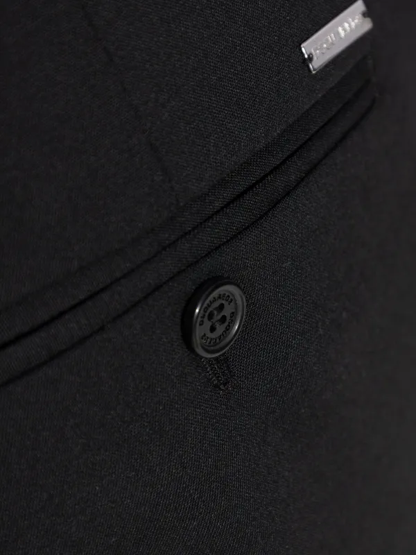 【送料&関税込】Dsquared2 Classic Wool Trousers DSQUARED2 Wool Trousers | Black | FARFETCH JO