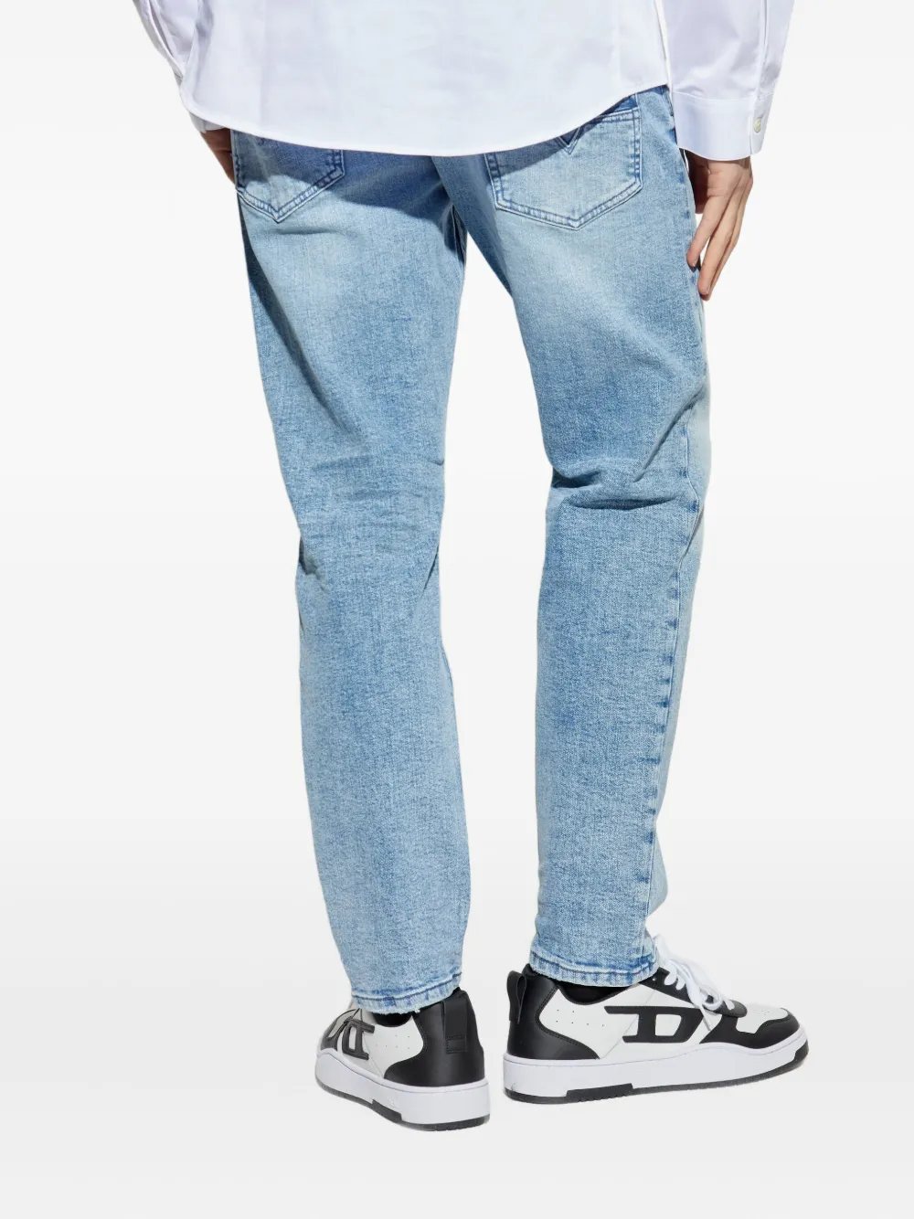 Diesel Straight jeans Blauw