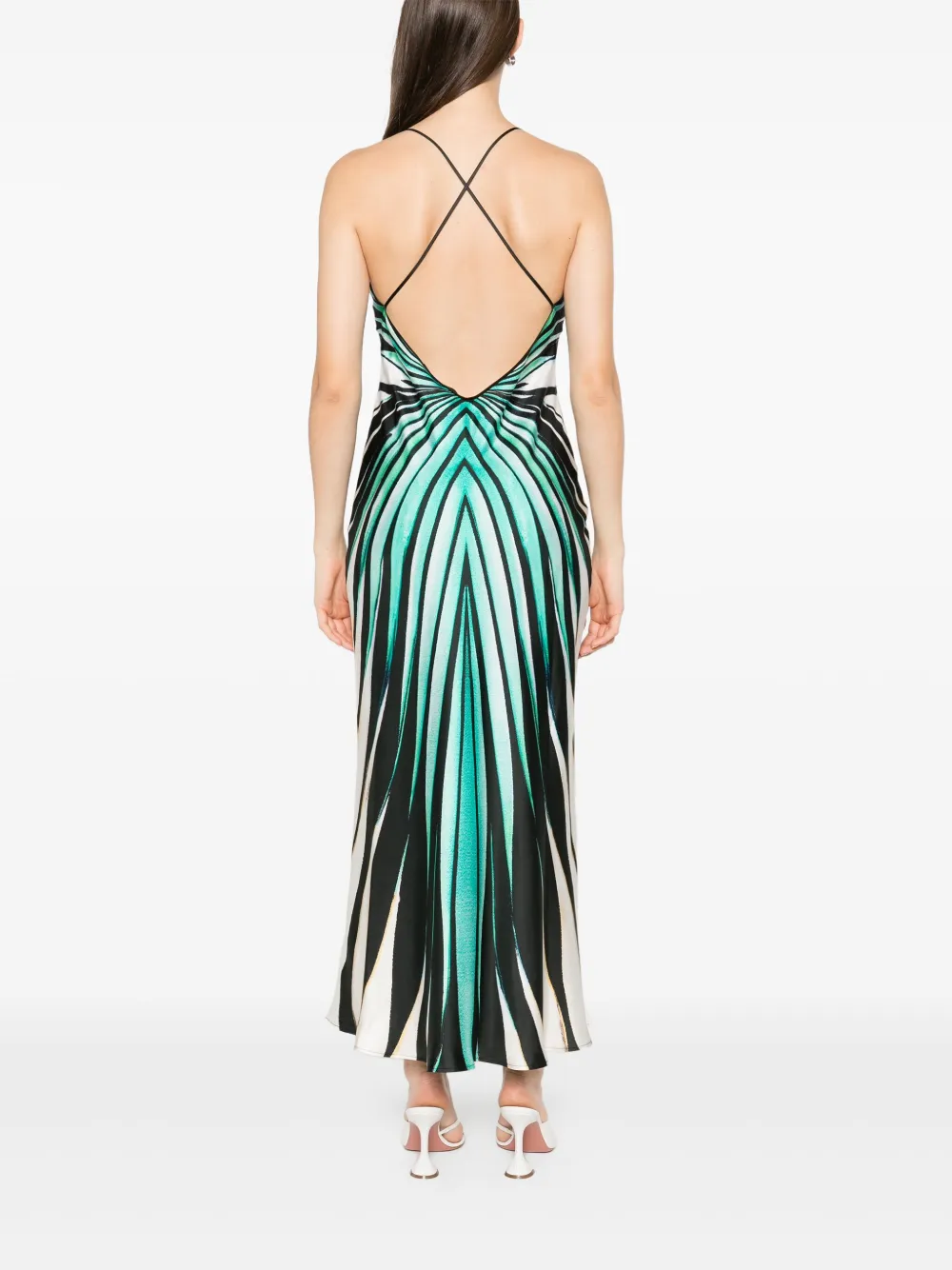 Roberto Cavalli Jurk met print Zwart