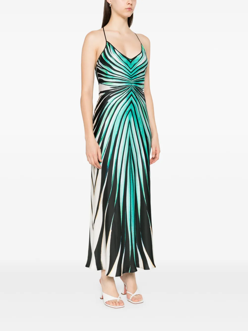Roberto Cavalli Jurk met print Zwart