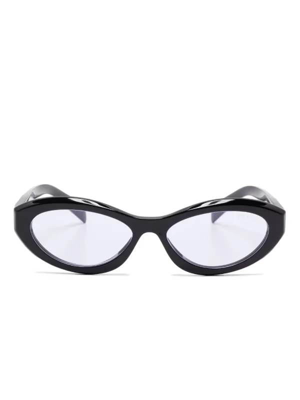 Prada Eyewear キャットアイ サングラス | ブラック | FARFETCH JP