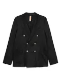 Eleventy double-breasted blazer - Black