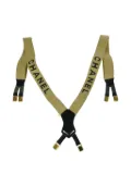 CHANEL Pre-Owned 1990-2000 logo-print suspenders - Neutrals