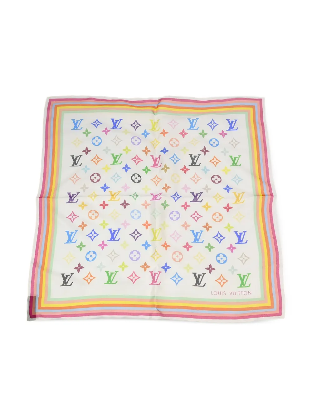 x Takashi Murakami 1990-2000s Multicolor scarf