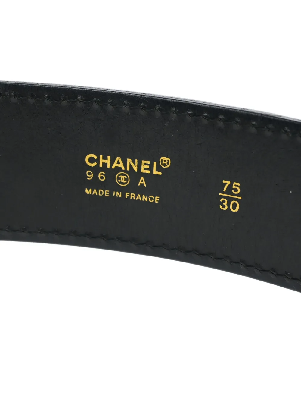 Pre-owned Chanel 1996 Cc Belt