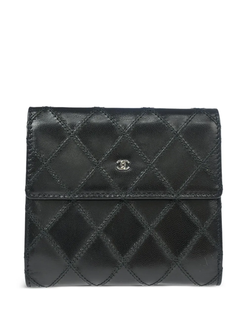 CHANEL Pre-Owned portefeuille à matelassage losanges (2009) | noir | Image 1