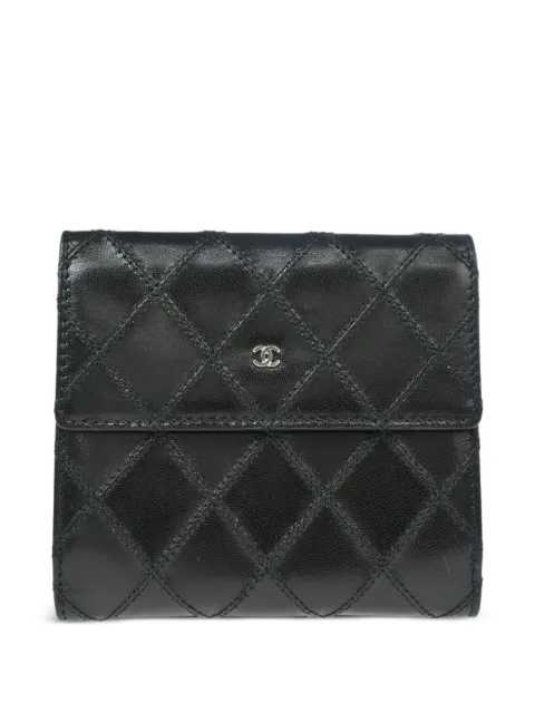 CHANEL Pre-Owned 2009 diamond-quilting wallet 