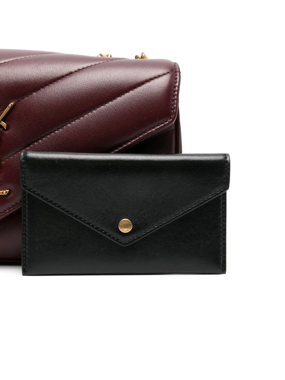 Saint Laurent Loulou schoudertas Rood