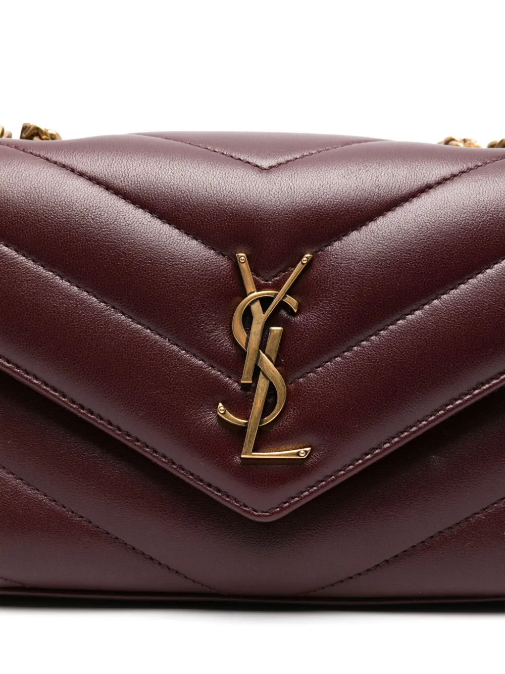 Saint Laurent Loulou schoudertas Rood