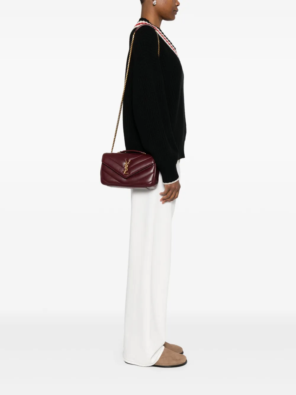 Saint Laurent Loulou shoulder bag - Rood
