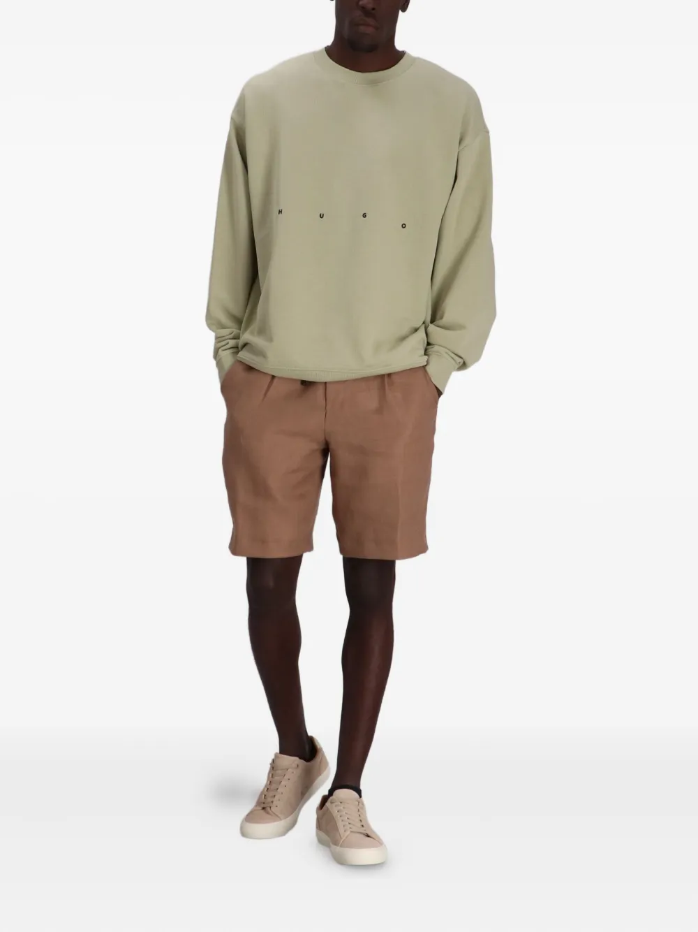 HUGO logo-embroidered sweatshirt | Sweatshirts | Image 2