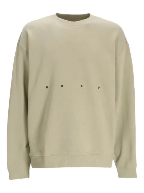 HUGO logo-embroidered sweatshirt