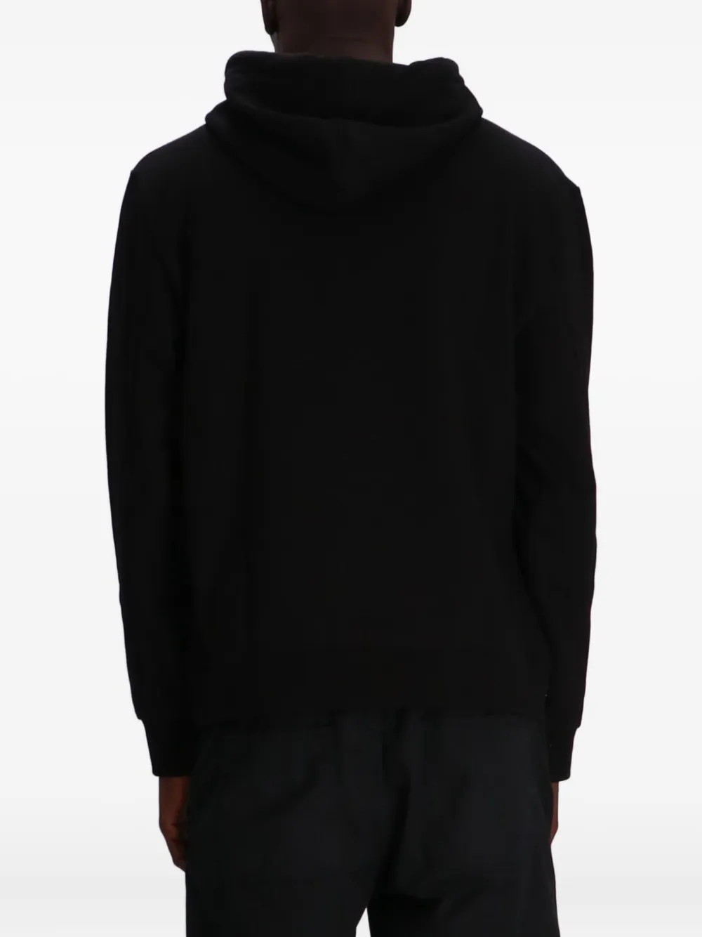 Armani Exchange Hoodie met print Zwart