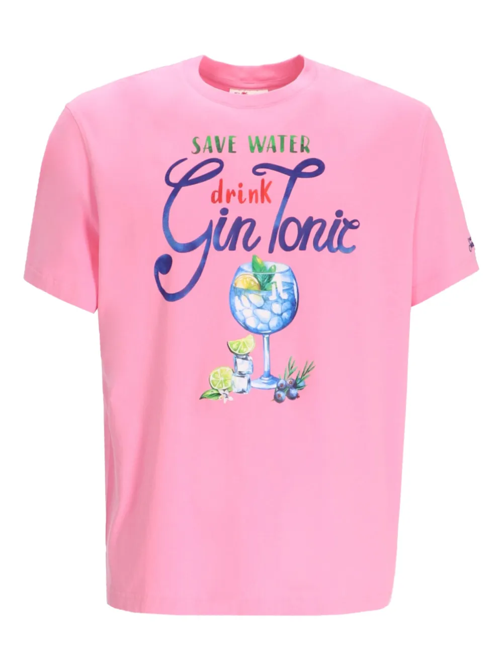 MC2 Saint Barth Gin Tonic T-shirt | Pink | Image 1